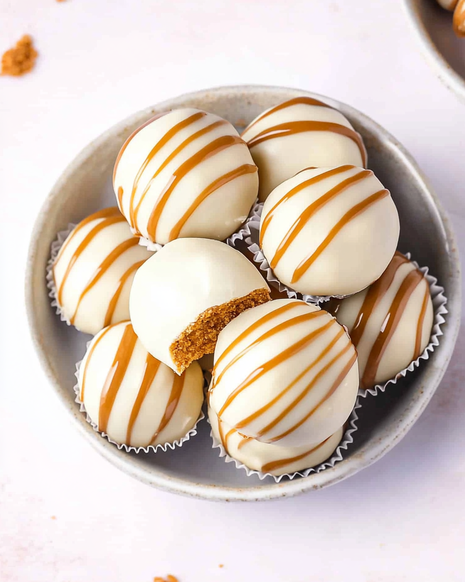 No-Bake Biscoff Cookie Truffles