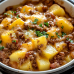 Slow Cooker Cowboy Potato Casserole