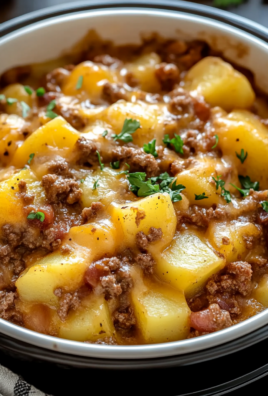 Slow Cooker Cowboy Potato Casserole