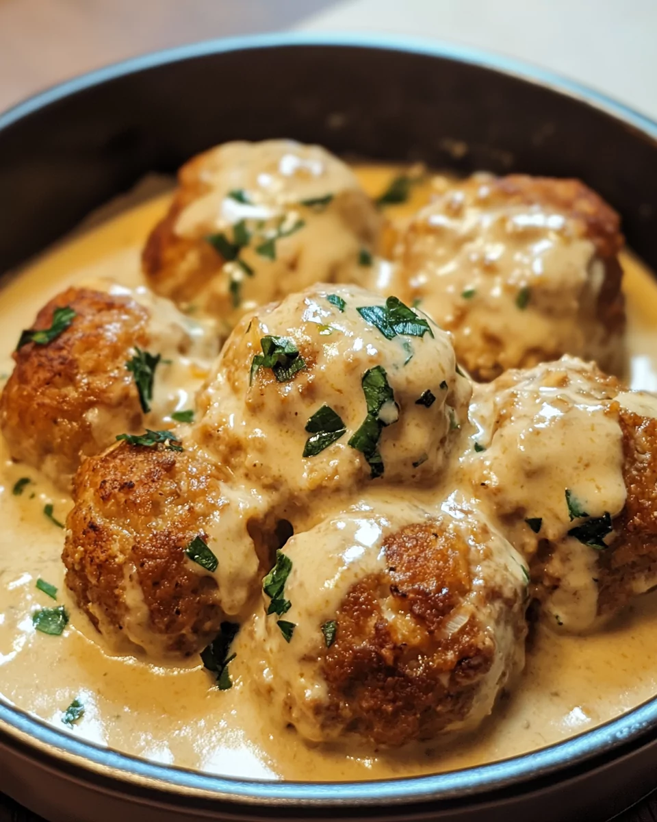 Carnivore Creamy Meatballs