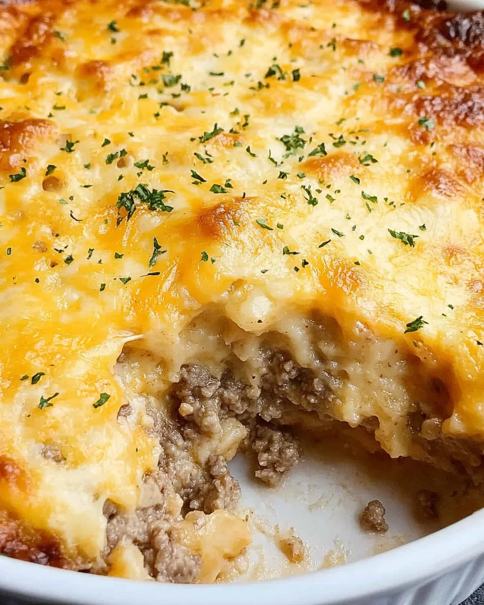 Cheddar Bay Ground Beef Cobbler