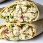 Chopped Chicken Caesar Salad Wrap