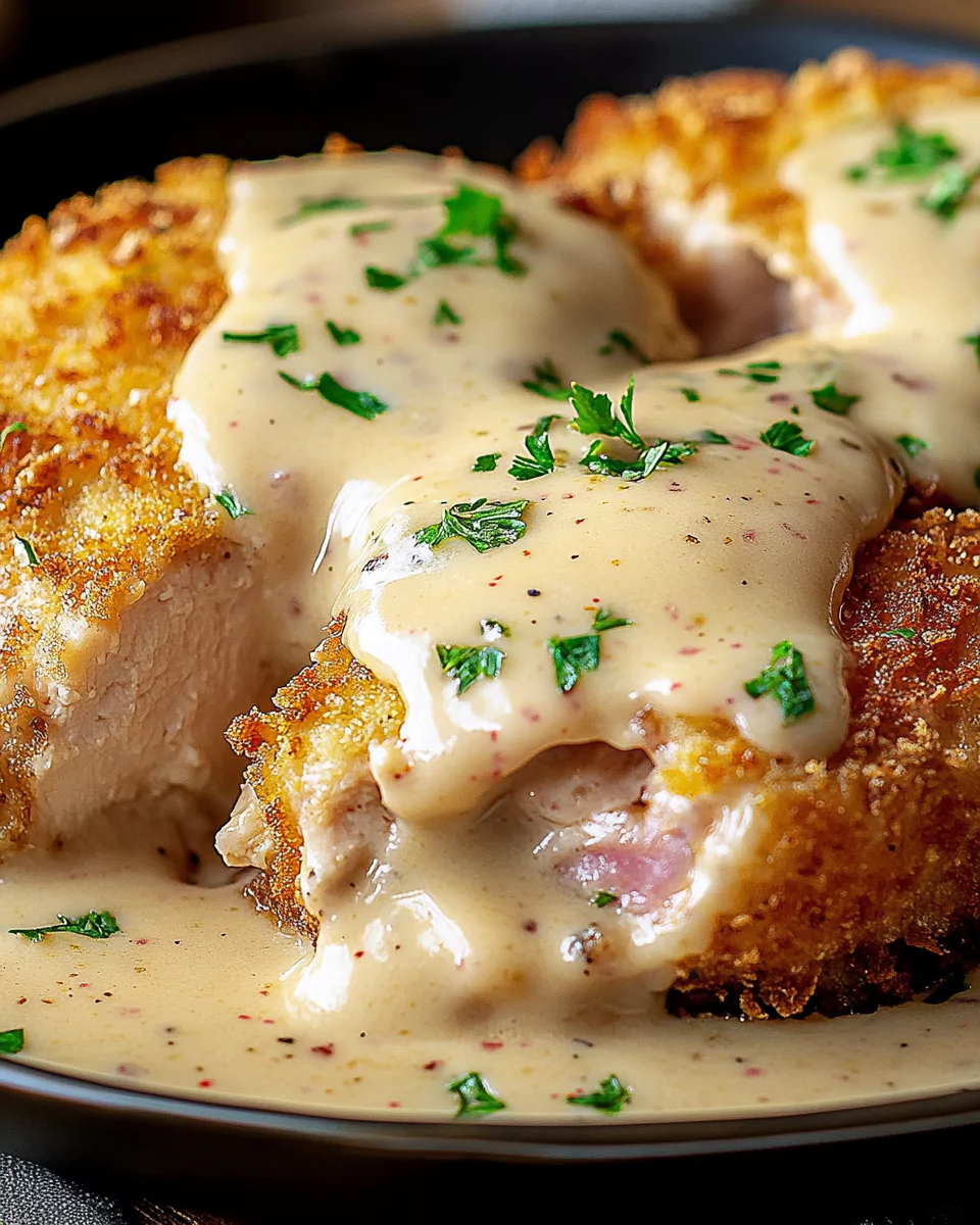 Creamy Chicken Cordon Bleu