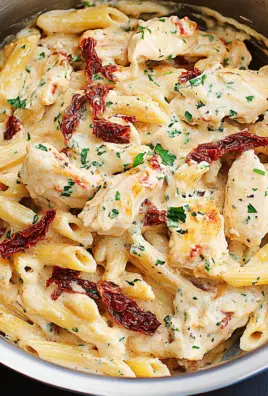 Creamy Sun-Dried Tomato Chicken Pasta