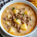 Crock Pot Hamburger Potato Soup