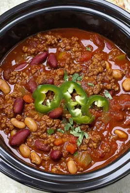 Easy Crockpot Chili