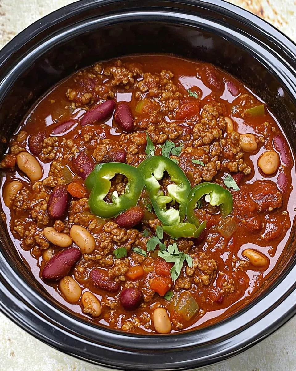 Easy Crockpot Chili