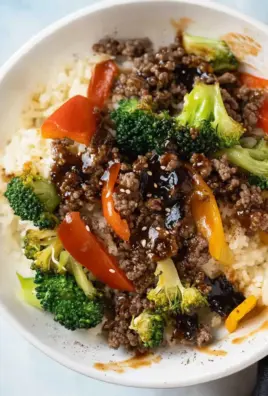 Ground Beef and Broccoli