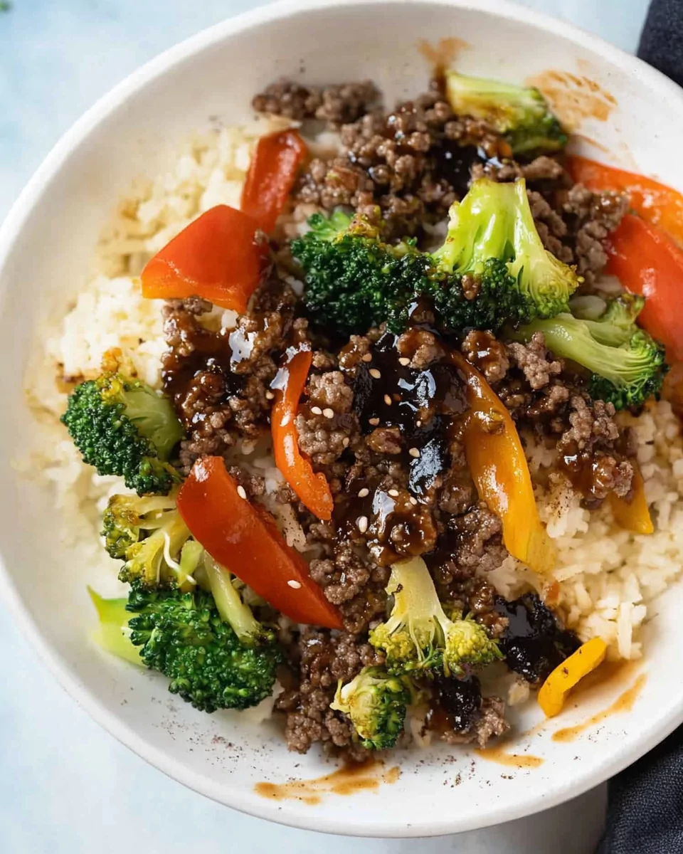 Ground Beef and Broccoli