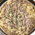Ground Beef Stroganoff