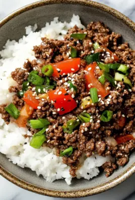 Korean Ground Beef Bowl