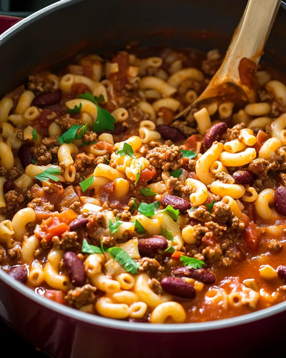 One Pot Chili Mac