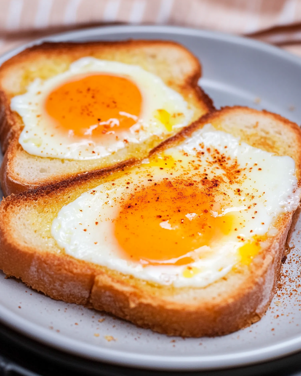 Air Fryer Egg Toast