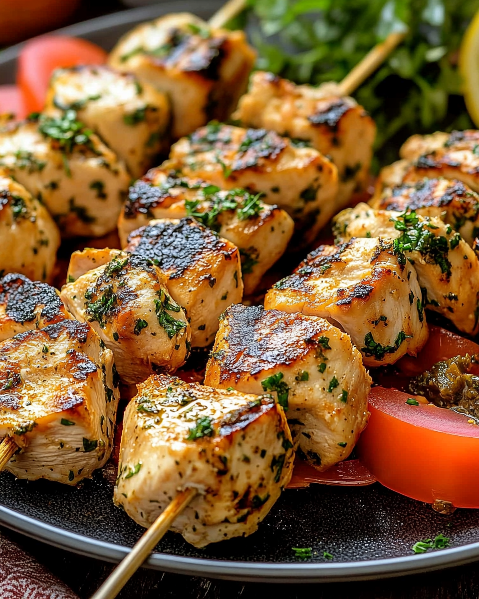 Authentic Greek Chicken Souvlaki