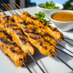 Chicken Satay with Peanut Sauce