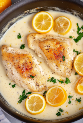 Creamy Lemon Pepper Skillet Chicken