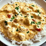 Creamy Smothered Chicken and Rice recipe