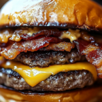 Crispy Bacon Burgers