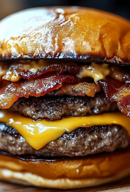 Crispy Bacon Burgers