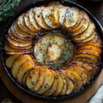 Crispy Balsamic-Thyme Potato Torte