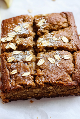 Healthy Breakfast Oatmeal Apple Cake
