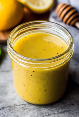 Honey Lemon Vinaigrette Salad Dressing Recipe