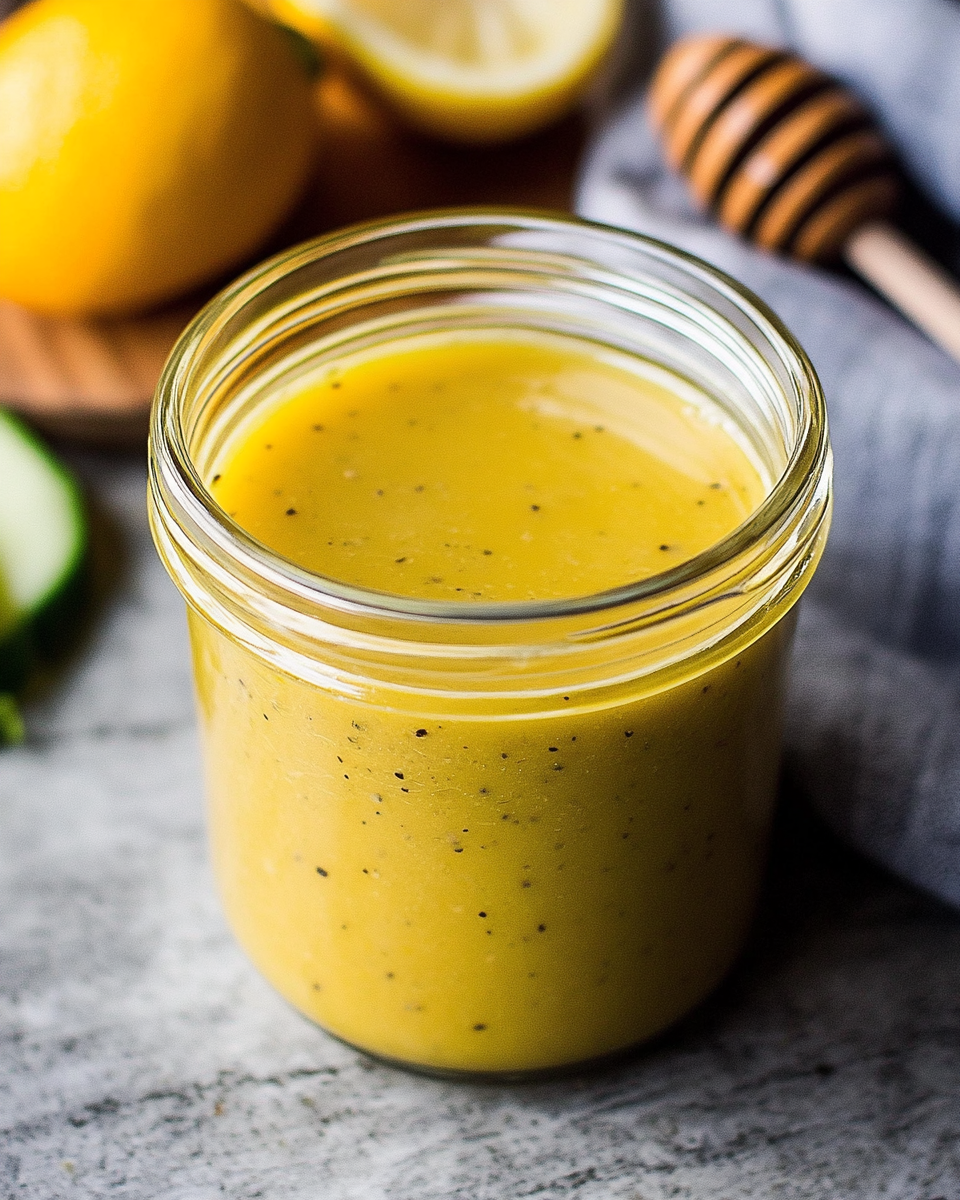 Honey Lemon Vinaigrette Salad Dressing Recipe