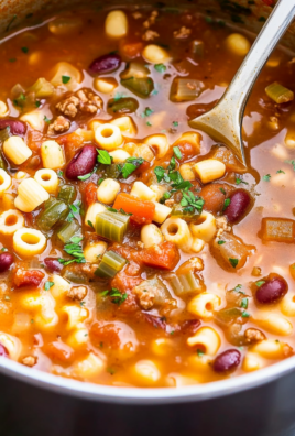 Italian Pasta Fagioli Soup