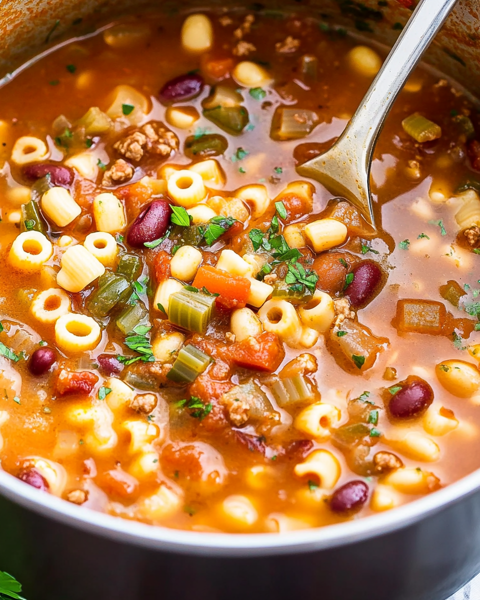 Italian Pasta Fagioli Soup