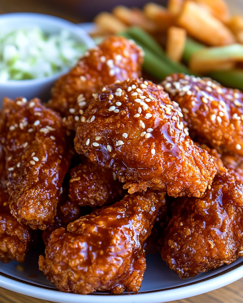 Korean Fried Chicken (Yangnyeom Chicken)