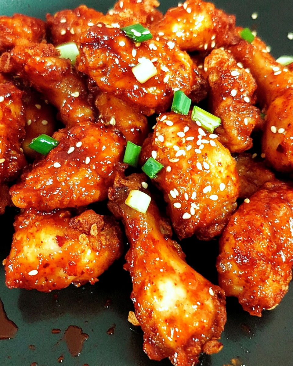 Korean Spicy and Sweet Fried Chicken