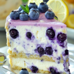 Lemon Blueberry Cheesecake Cake