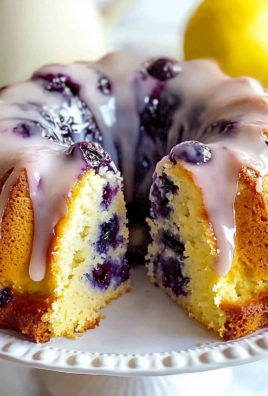Lemon Blueberry Pound Cake