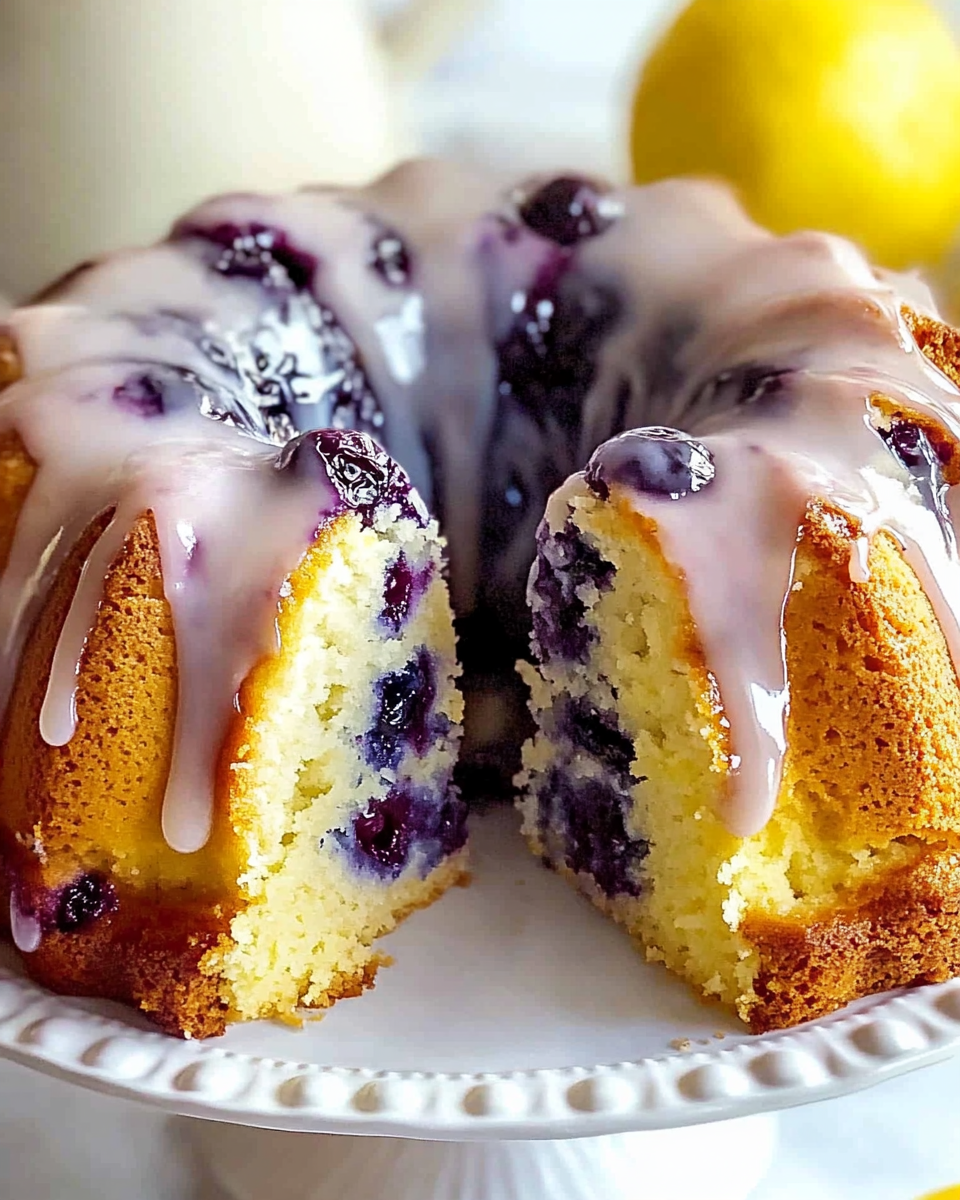 Lemon Blueberry Pound Cake