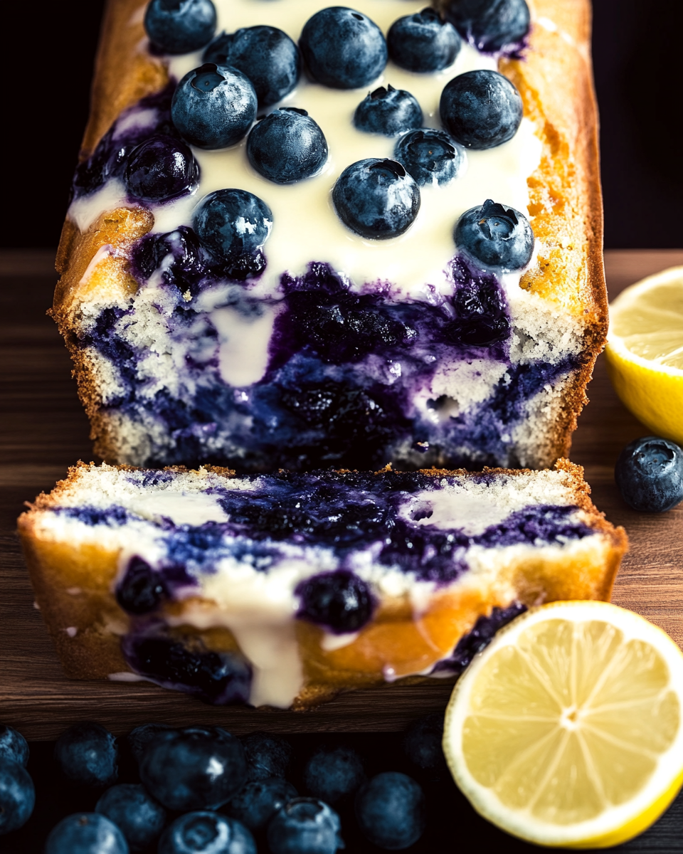 Lemon Blueberry Yogurt Loaf