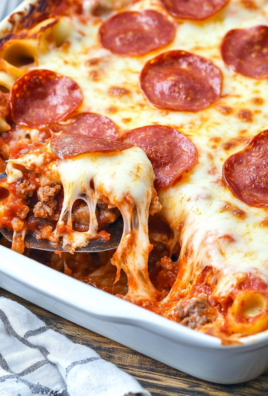 Meat Lover’s Pizza Casserole