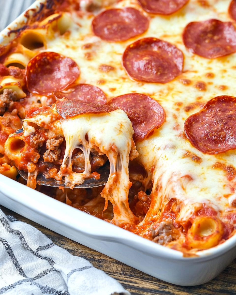 Meat Lover’s Pizza Casserole