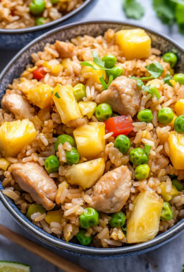 Pineapple Chicken Fried Rice