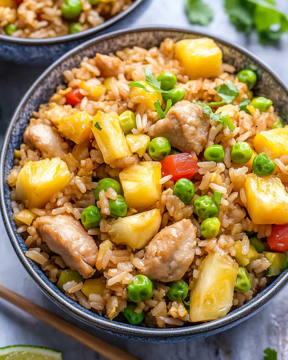 Pineapple Chicken Fried Rice