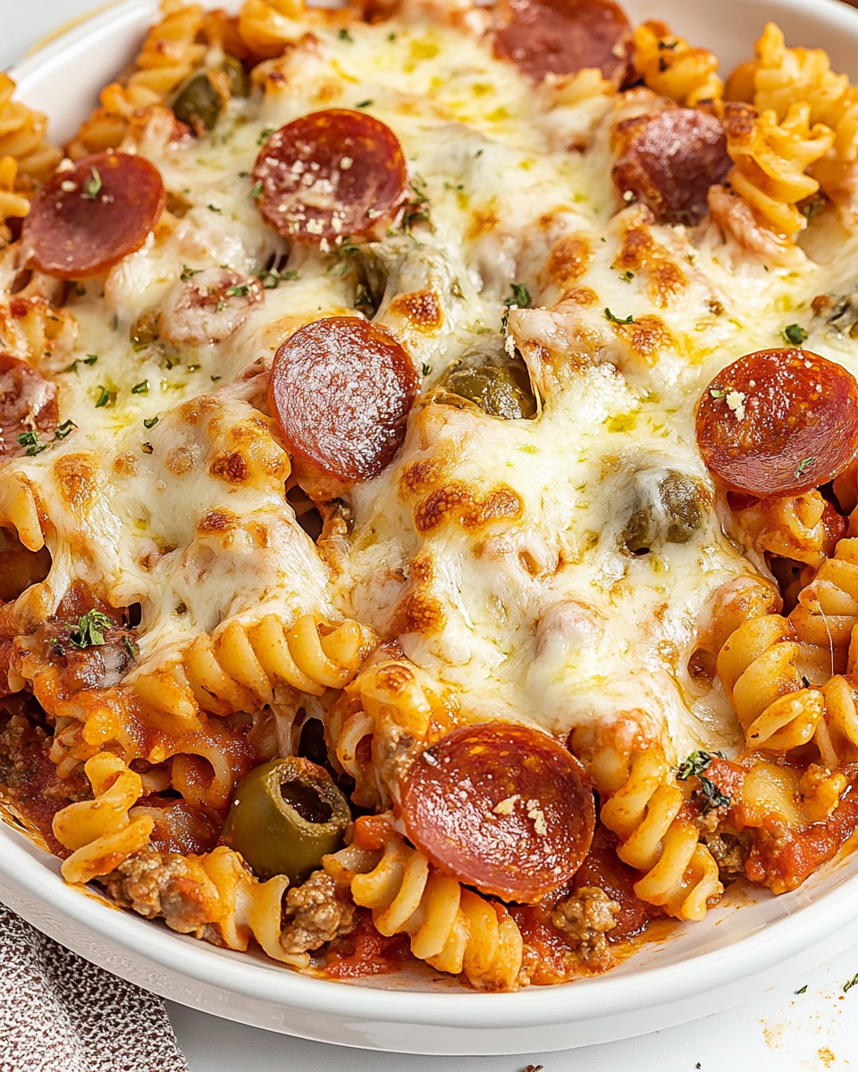 Pizza Pasta Casserole