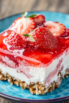 Strawberry Pretzel Jello Salad