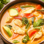 Thai Coconut Curry Chicken Soup