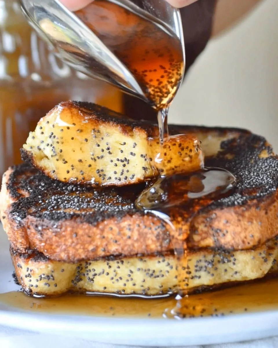 Almond Poppy Seed French Toast