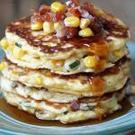 Bacon and Corn Griddle Cakes