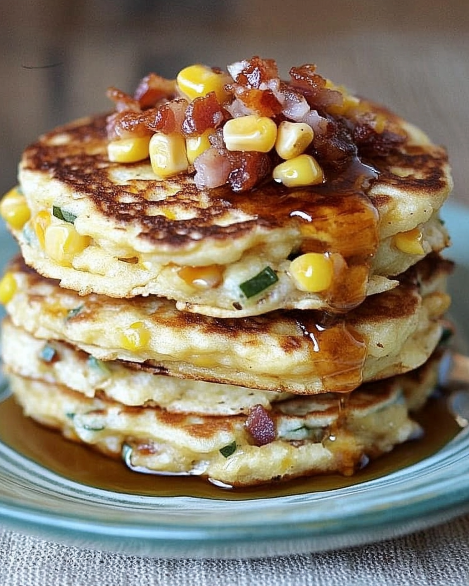 Bacon and Corn Griddle Cakes