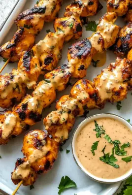 Bang Bang Chicken Skewers
