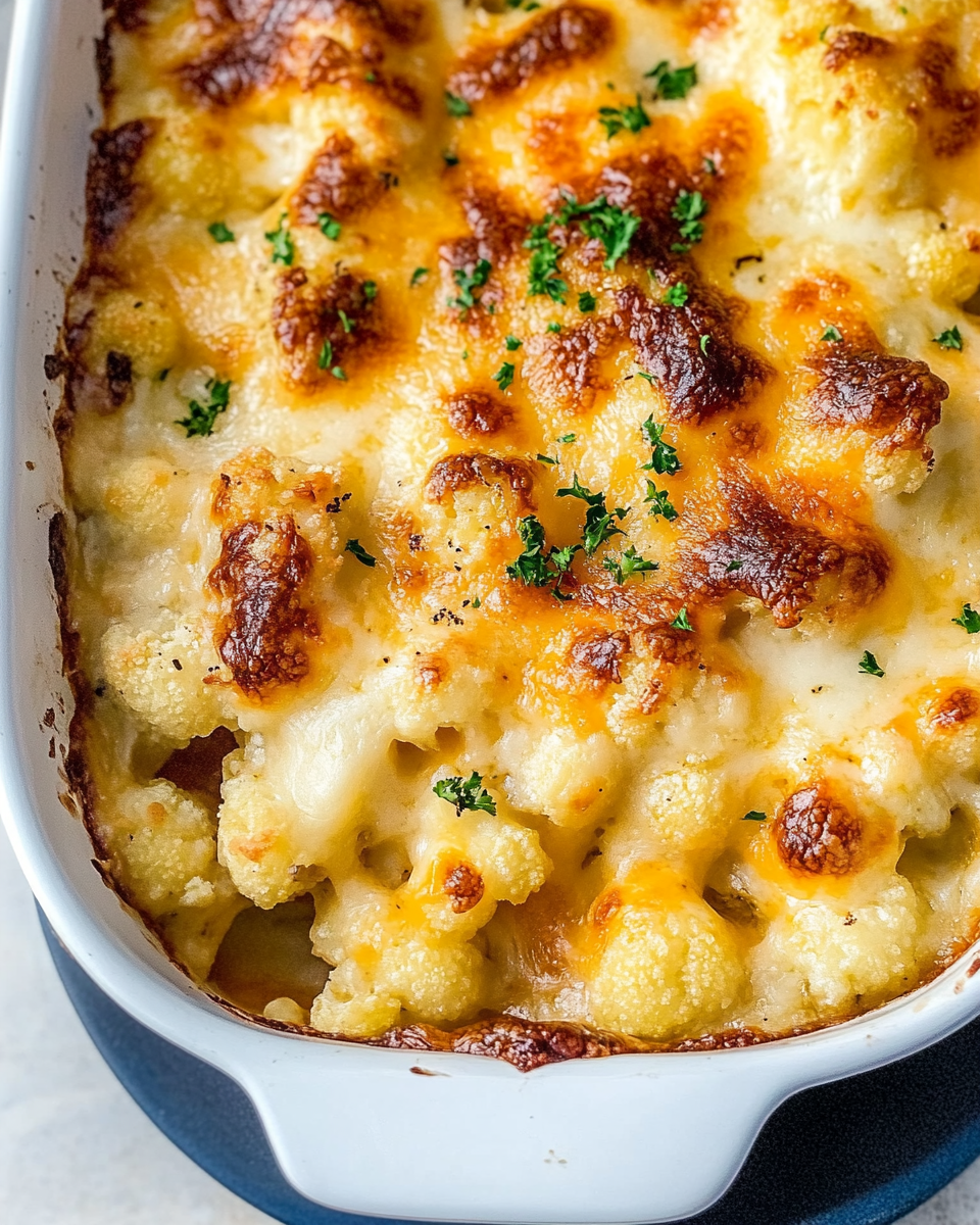 Cheesy Cauliflower Bake