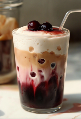 Cherry Vanilla Iced Latte