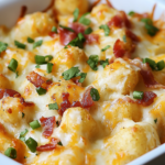 Chicken Bacon Ranch Tater Tot Casserole