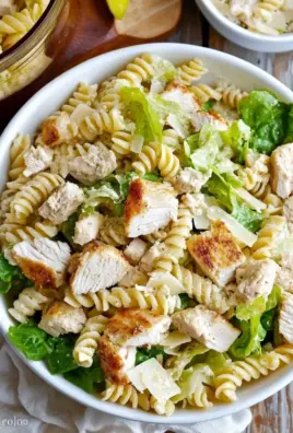 Chicken Caesar Pasta Salad
